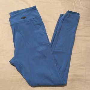 Women’s Gym Shark light blue leggings size Large